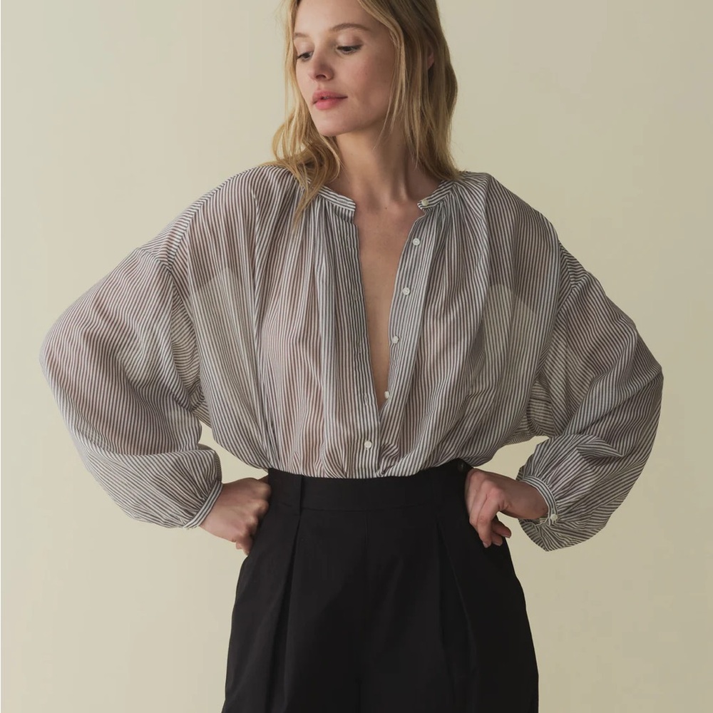 NWT DOEN Jane Blouse Brighton Stripe small